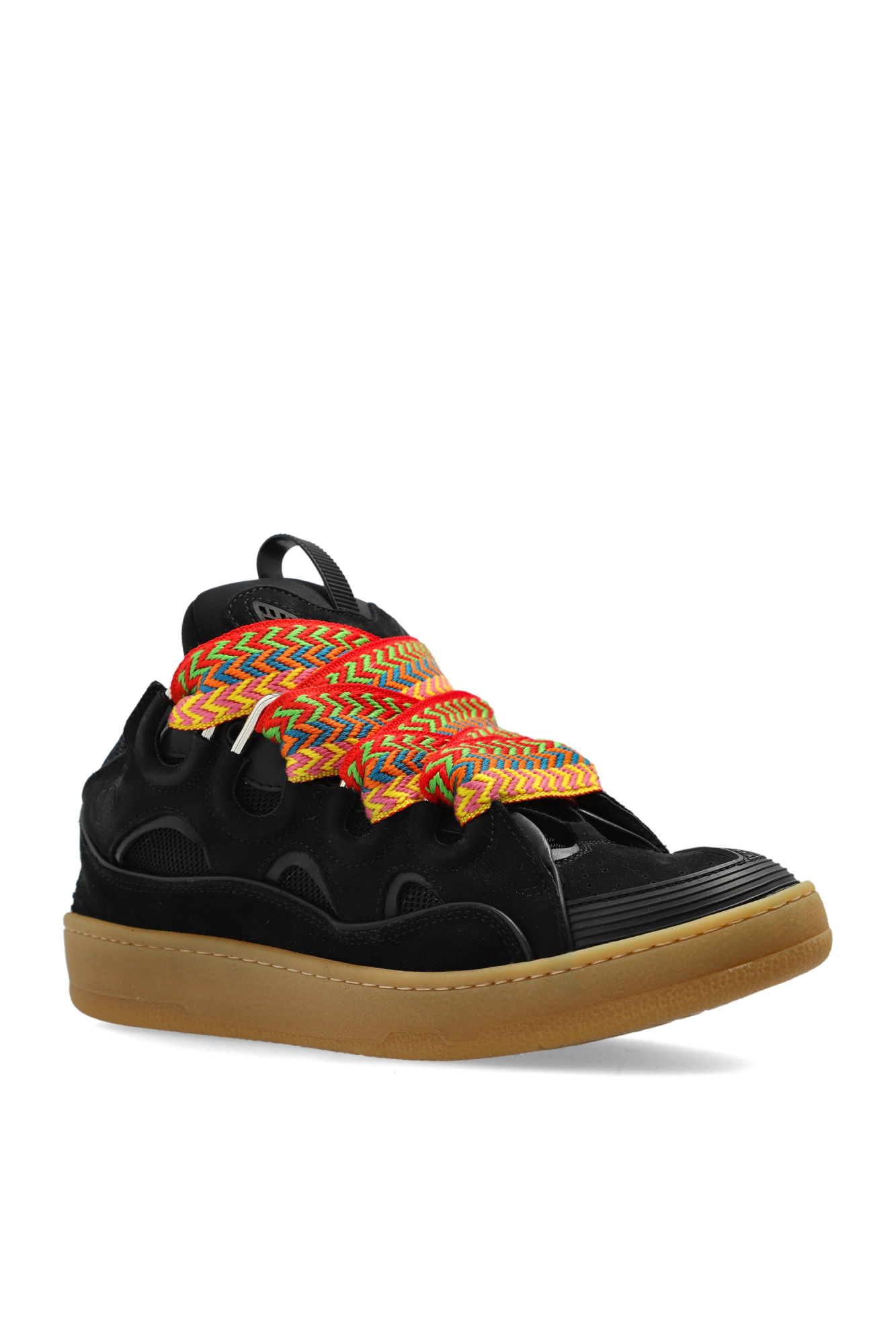スニーカー LANVIN Women Sneakers FUSKDK12 DRA2P2510 Black Leather Curb Sneakers | Lanvin
